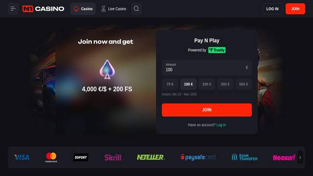 N1Casino casino screenshot